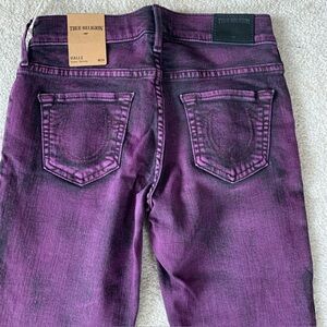 True Religion Halle Super Skinny Jeans Size 24 Made In USA